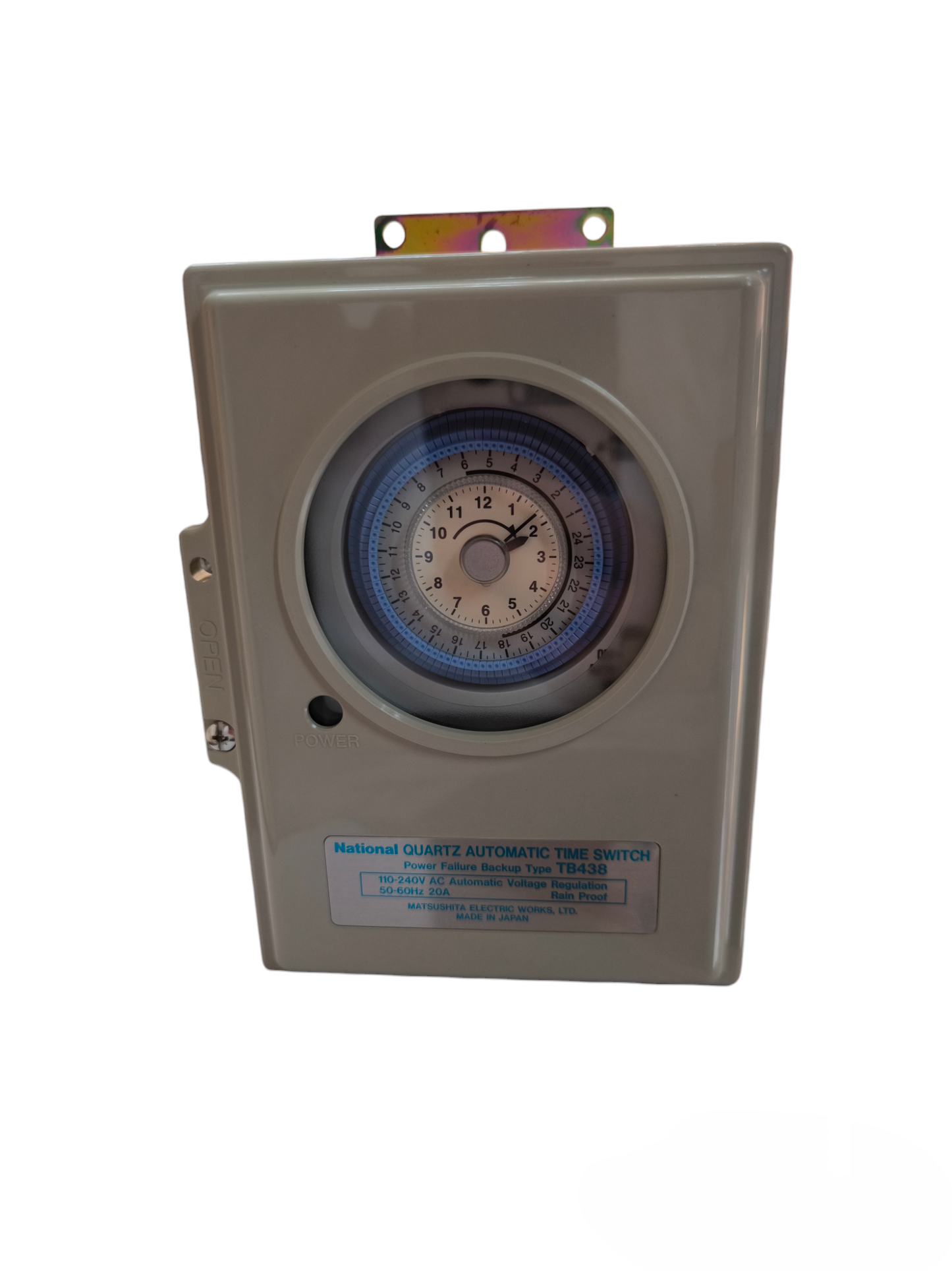 National Quartz Automatic Time Switch in gray casing for power point timing control