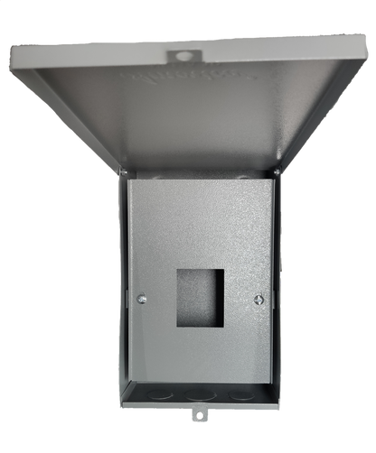 Nema 3R Panel Board Housing by Electx Electrical Supply with hinged cover and rectangular cutout