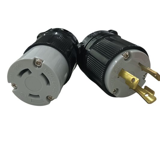 Grippes NEMA L6-30 250V cord connector with durable design for secure connections