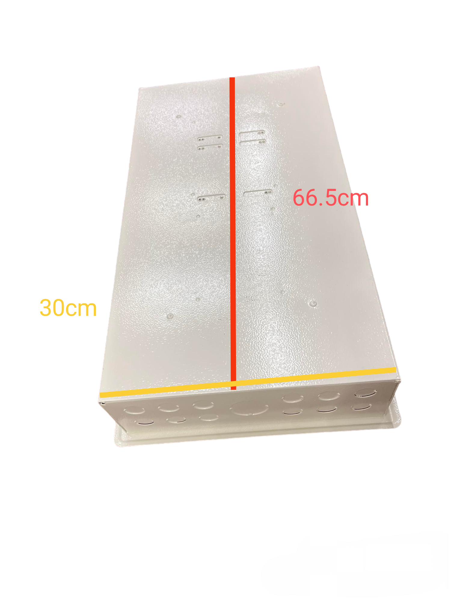 Koten white electrical enclosure box 8 Branches 2P 225A Main Panel Board rectangular 66.5cm by 30cm wall mounted