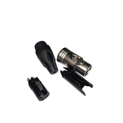 Neutriks XLR Cable Connector Female 3 Pole with robust design for reliable audio connections