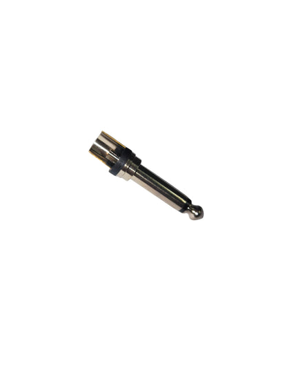Neutriks PL-55 male plug microphone accessory with metal construction and black insulation ring