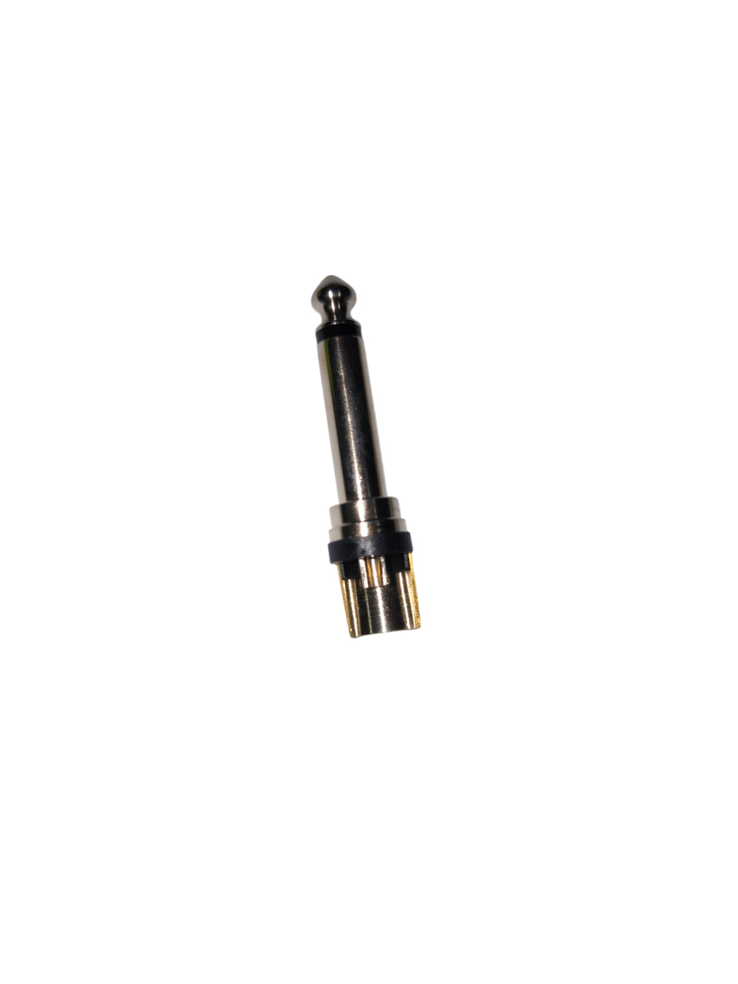 Neutriks PL-55 male plug microphone accessory with metal construction and gold contacts