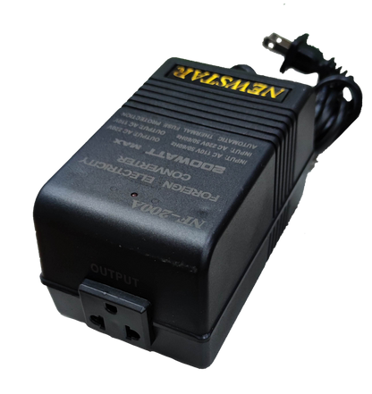 Newstar Step Down Transformer 200W NF-200A for door chimes and bells with power cord
