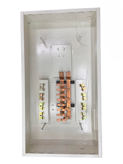 Koten 8 Branches Panel Board 125A Main 2P white metal enclosure with copper busbars and terminal blocks