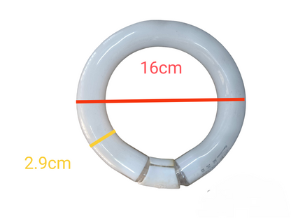 10W T9 circular fluorescent tube compact bulb with 16cm diameter and 2.9cm width from Taiwan