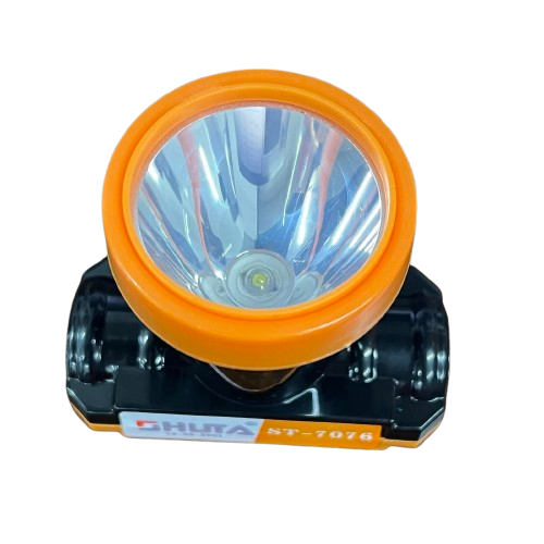 Shuta Head Lamp 74mm X 74mm X 50mm with orange rim and clear reflector for lighting