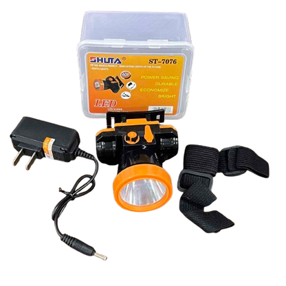 Shuta Head Lamp 74mm X 74mm X 50mm with charger and adjustable black head strap