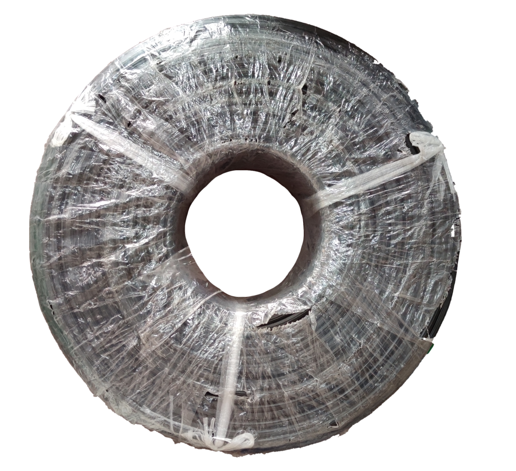 Omega Flat Cord AWG 12 White 1Roll packaged for easy use in electrical projects