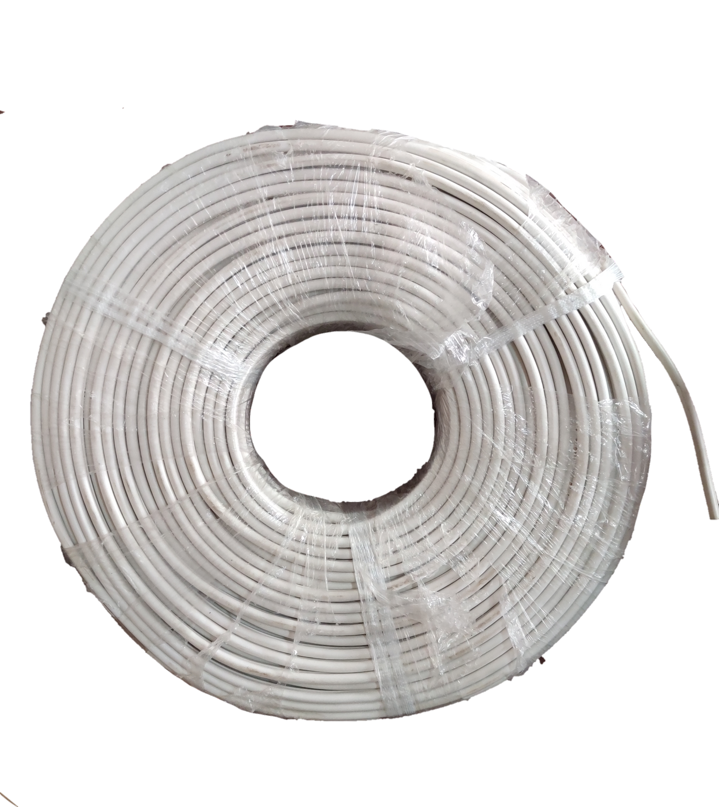 Flat Cord AWG 12 White 1Roll showcasing durable electrical wiring for versatile applications