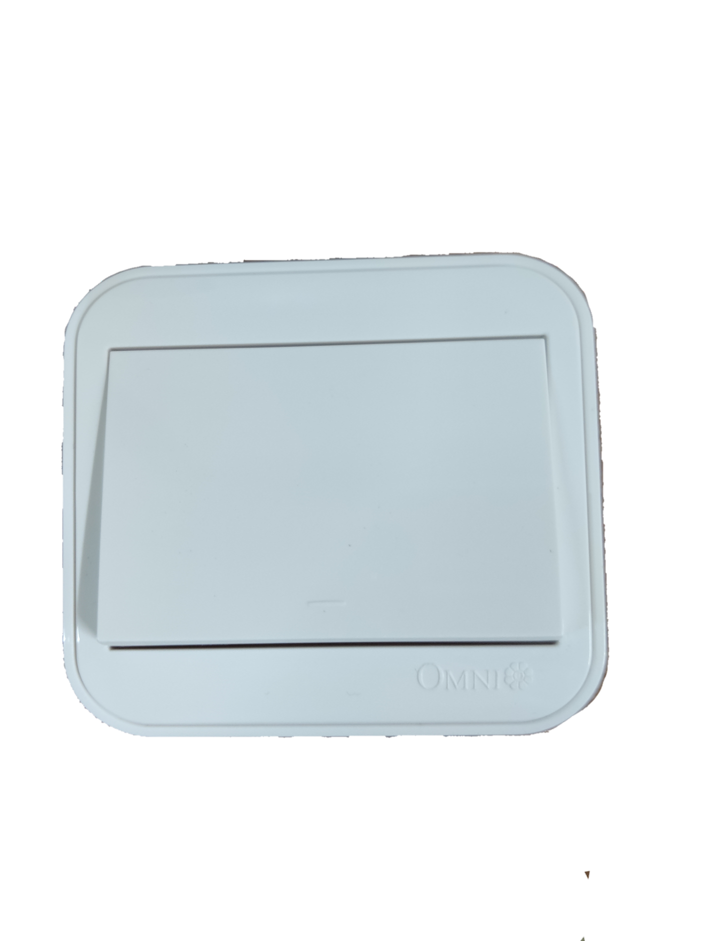 Omni 1 gang surface switch 10A white power switch with sleek design