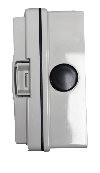 Omni 1 gang to 3 gang device cover in white, designed for easy installation and durability