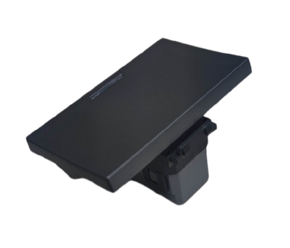 Omni 1 way light switch 16A 3 Device in sleek black design for reliable lighting control