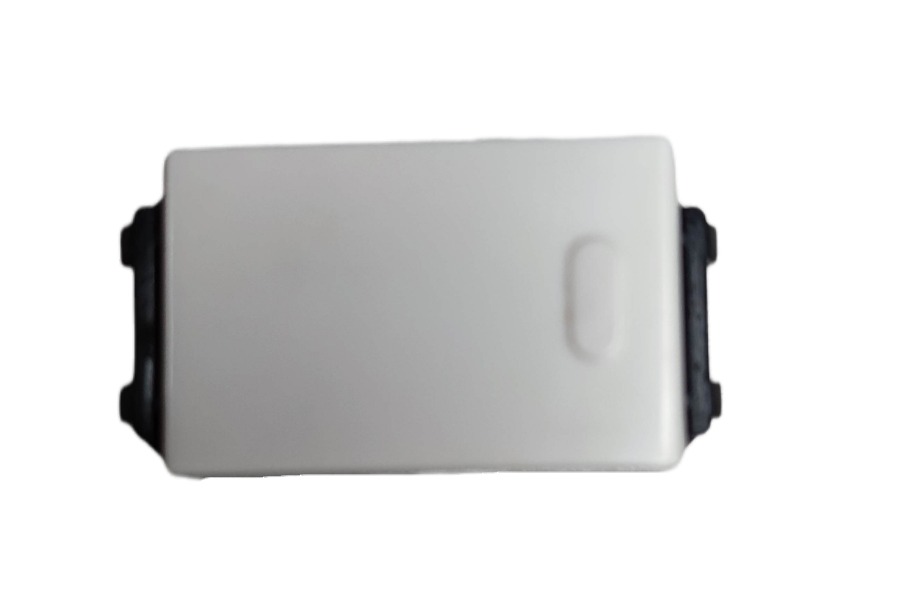 Omni 1 way switch 16A 250V in sleek white design for easy electrical control