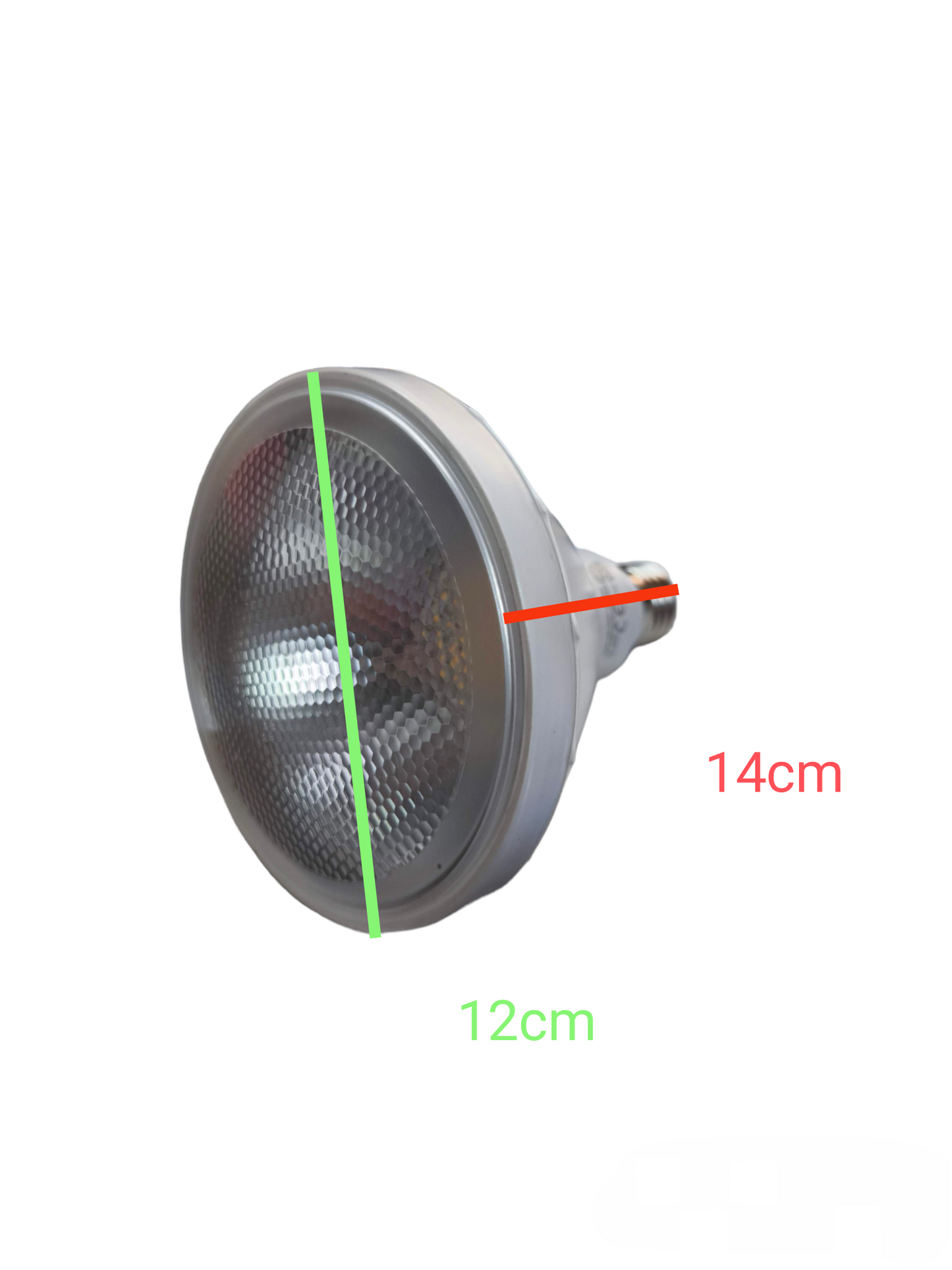 Omni 15W LED PAR 38 Lamp 220V E27 - CW with reflective surface and standard base design