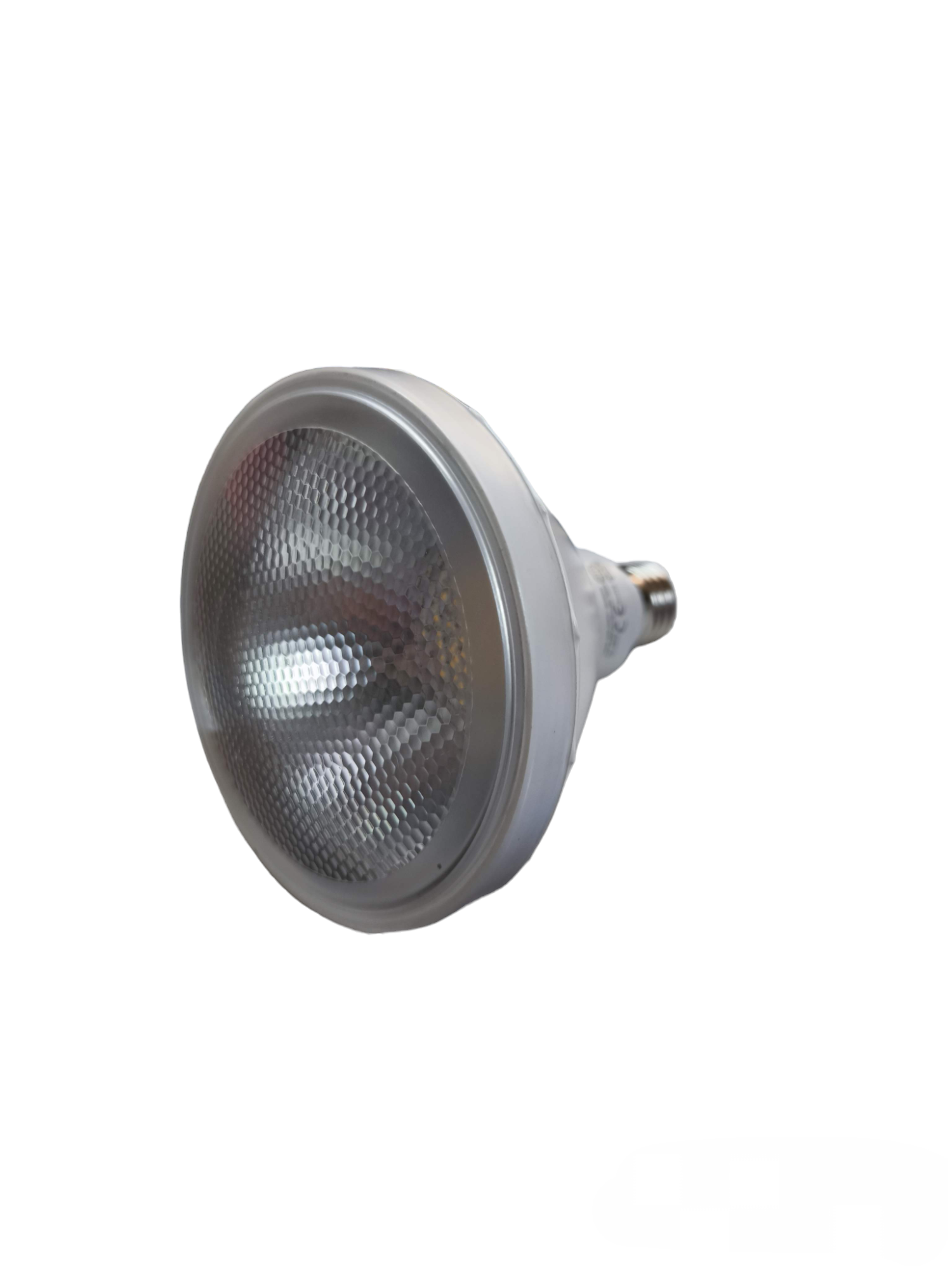 Omni 15W LED PAR 38 Lamp 220V E27 - CW with a reflective, textured surface for optimal lighting