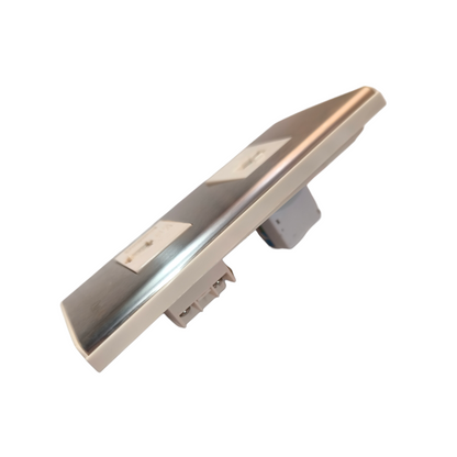 Omni 2 gang LAN and telephone outlet power point with metallic finish and dual ports
