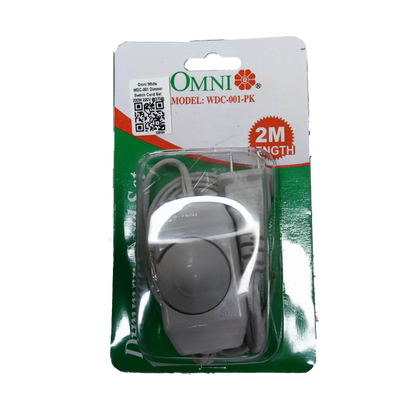 Omni 200W dimmer cord set 220V in packaging with 2 meter length for adjustable lighting control