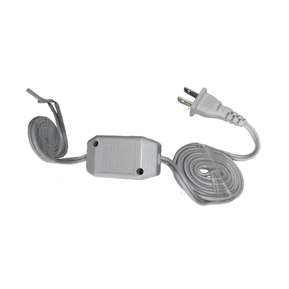Omni 200W dimmer cord set 220V with a white cord and plug for adjustable lighting control