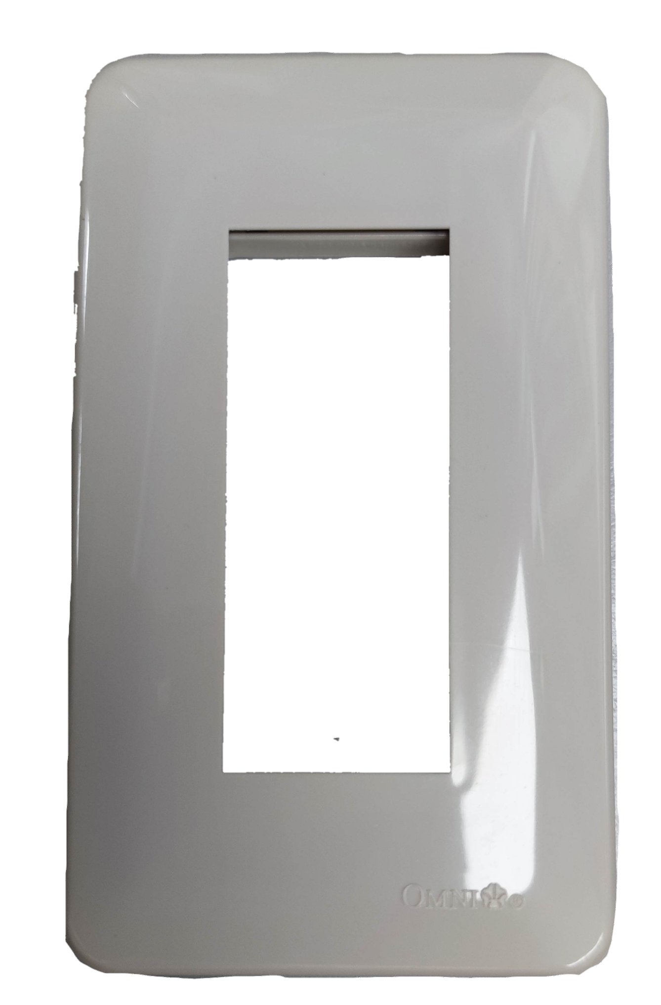 Omni 3 gang wall plate in white for power points switches and plugs