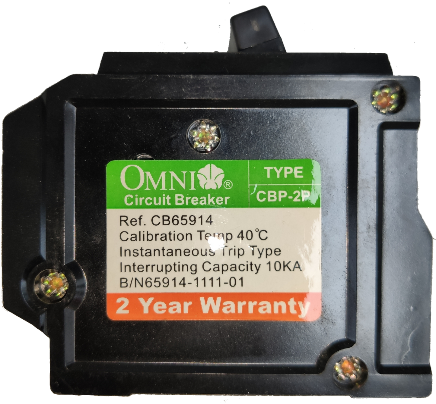 Omni 30A Circuit Breaker Plug-in Type with 2 year warranty and 10KA interrupting capacity