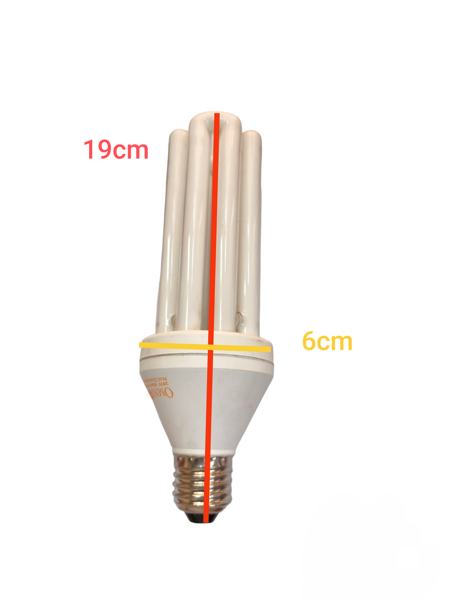 Omni 36W CFL lamp warm white with compact spiral design and energy-efficient lighting