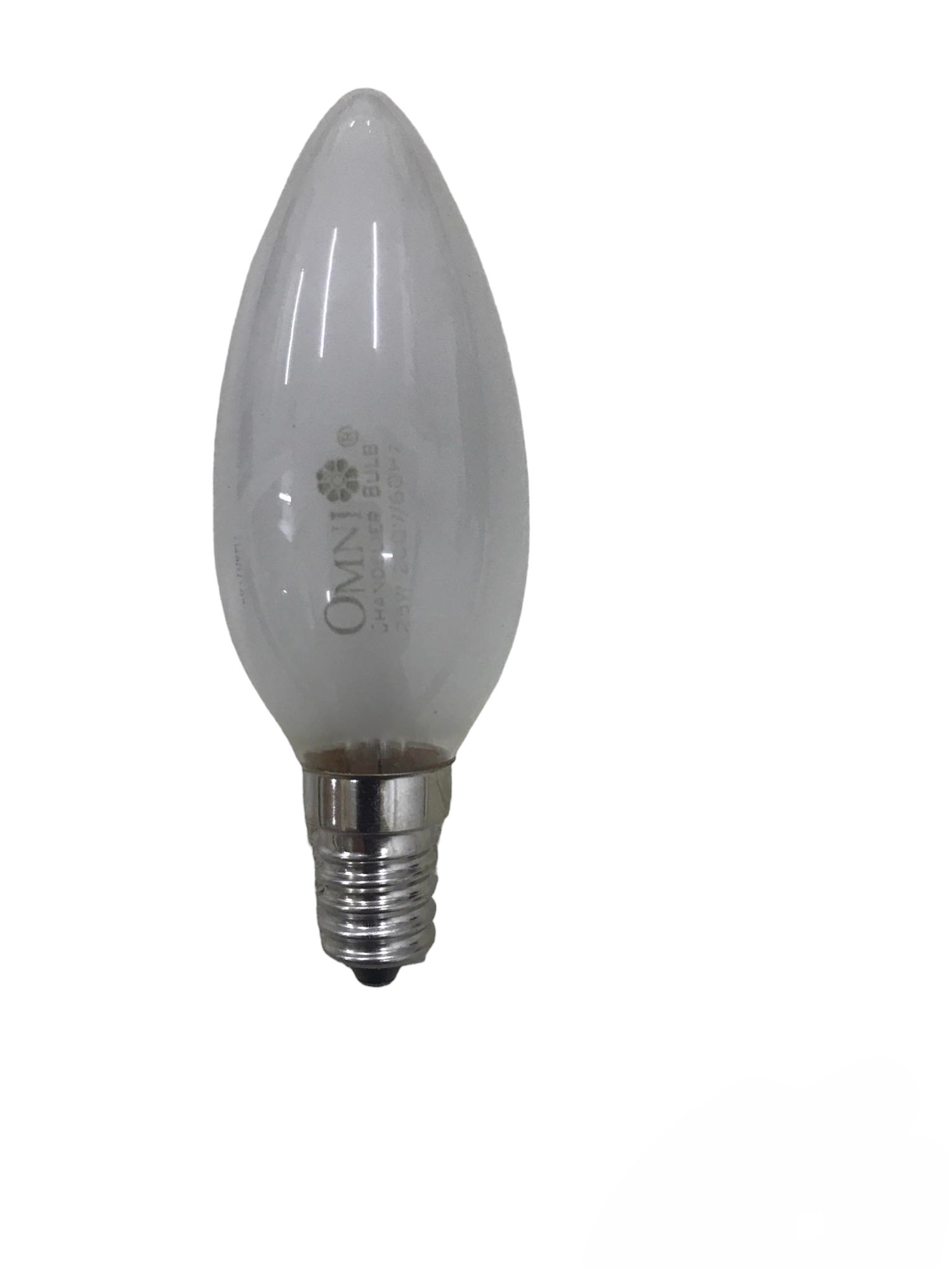 Omni 40W Candle Bulb Frosted E14 220V incandescent bulb with frosted glass finish