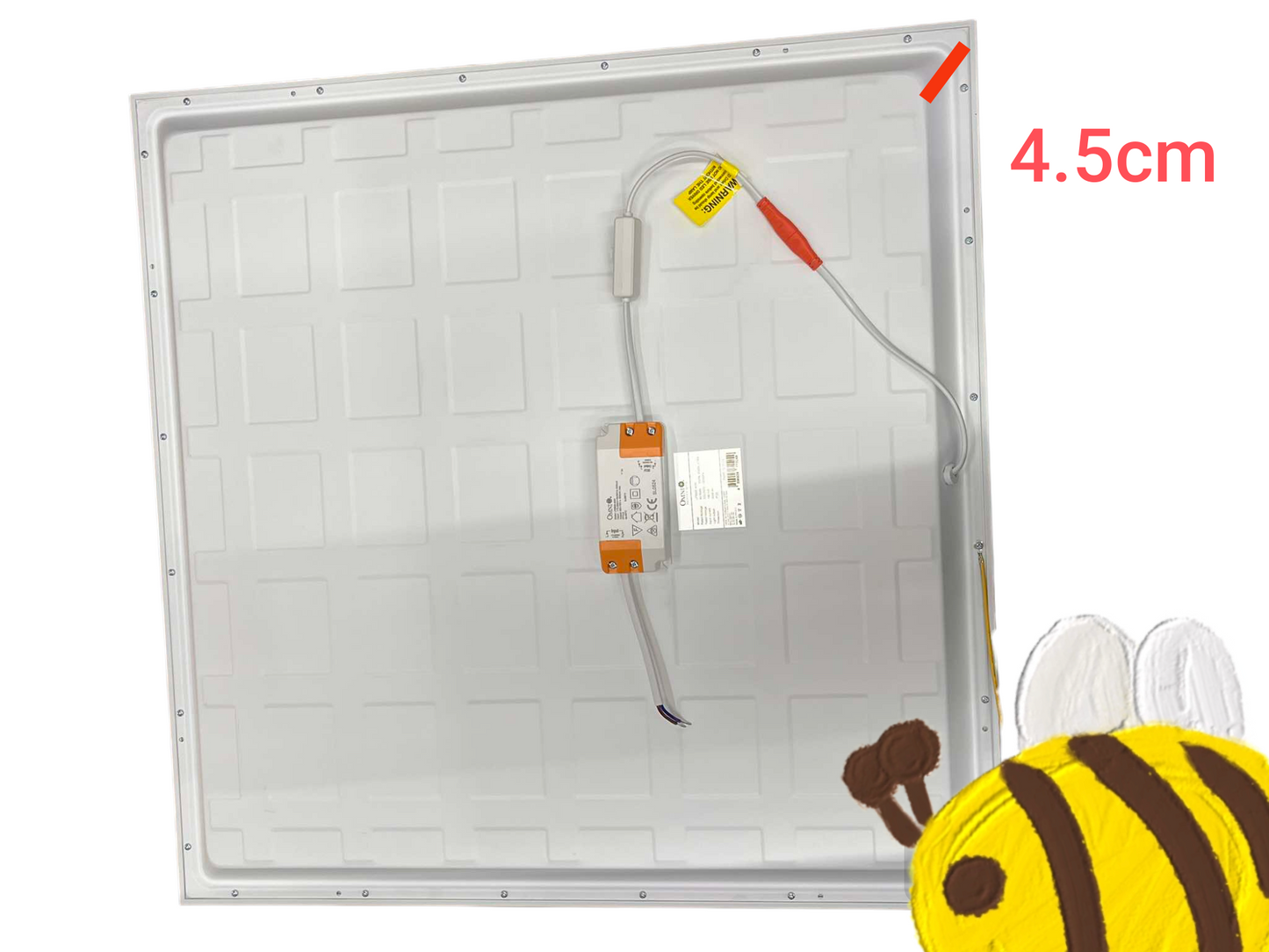 Omni 40W tri-color panel light with a sleek design and 4.5cm thickness for modern interiors