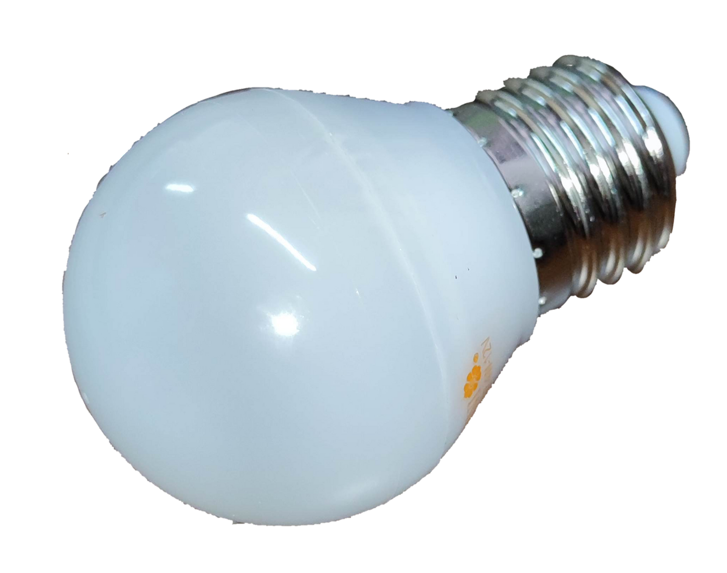 Omni 4W LED E27 12V bulb 6500K with a smooth white finish for bright lighting