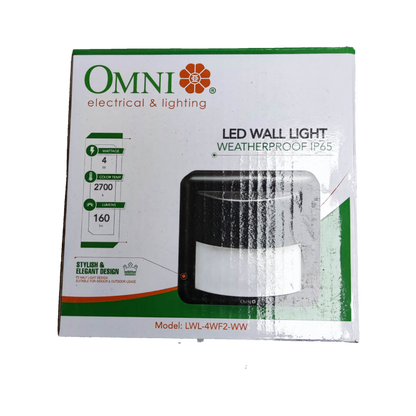 Omni 4WF2 weatherproof LED wall light 220v with stylish design and energy-efficient features