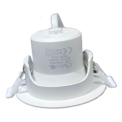 Omni 5W LED Tiltable Downlight 220V Daylight 6500K 350 Lumens LLRC-100RM-5WDL