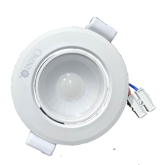 Omni 5W LED ceiling spotlight 220V in white with a sleek design for bright indoor lighting
