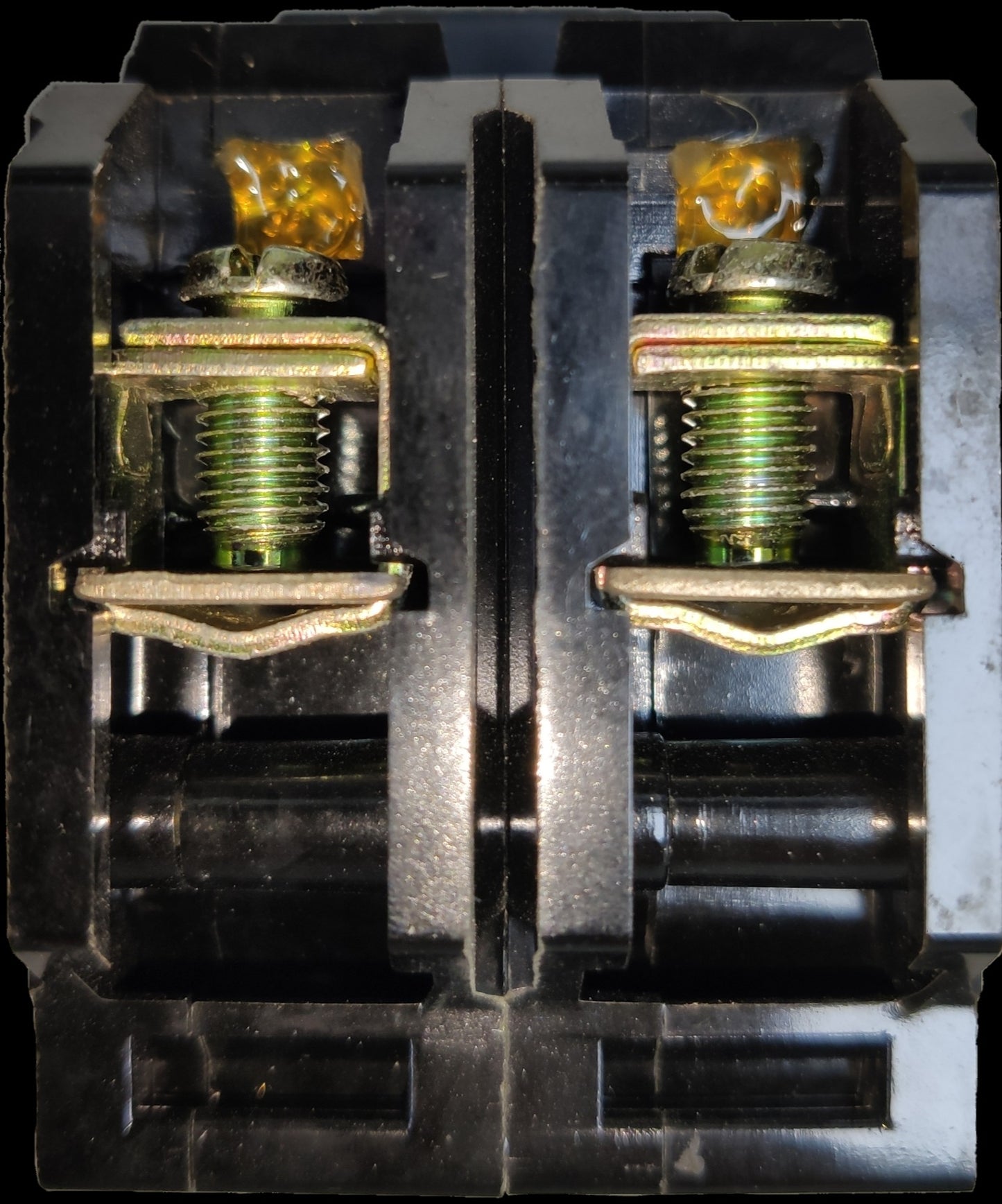 Omni 60A 2 pole circuit breaker Plug in with durable metal connectors and springs for reliable performance