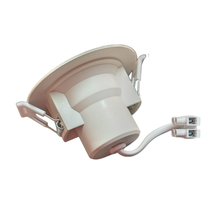 Omni 8W LED Down Light 4000K white recessed ceiling light with mounting clips and connector
