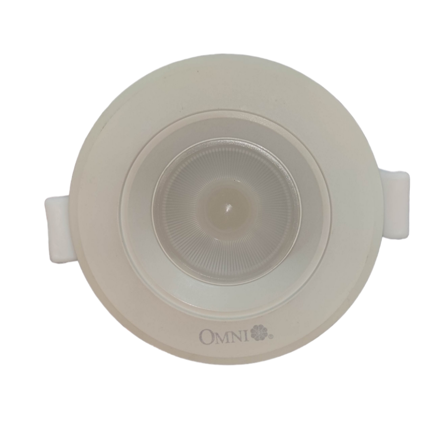 Omni 8W LED Down Light 4000K round white ceiling light with integrated LED bulb