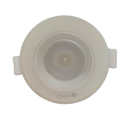 Omni 8W LED Down Light 4000K round white ceiling light with integrated LED bulb