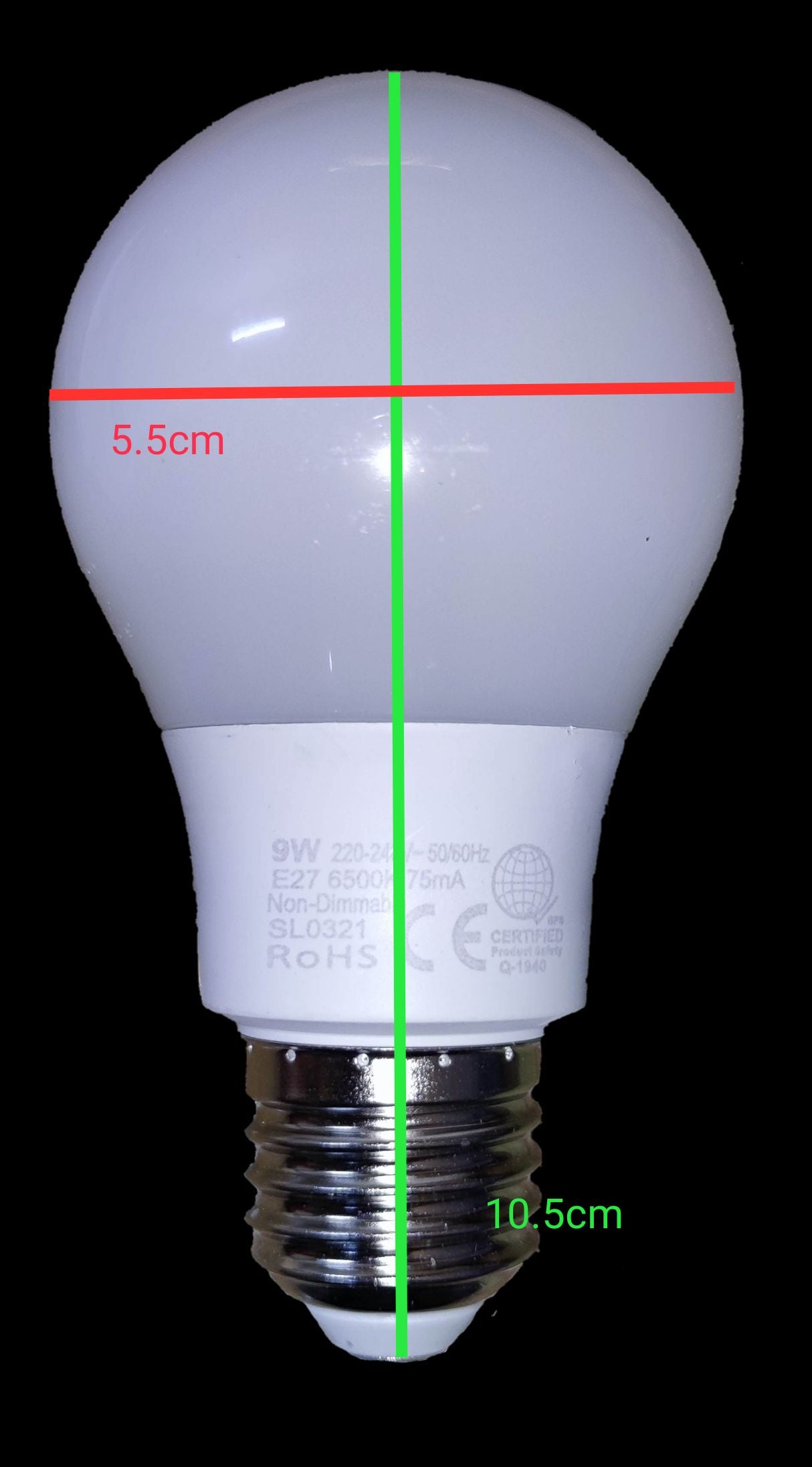 Omni A60 daylight 6500K LED bulb with a sleek design for bright home lighting