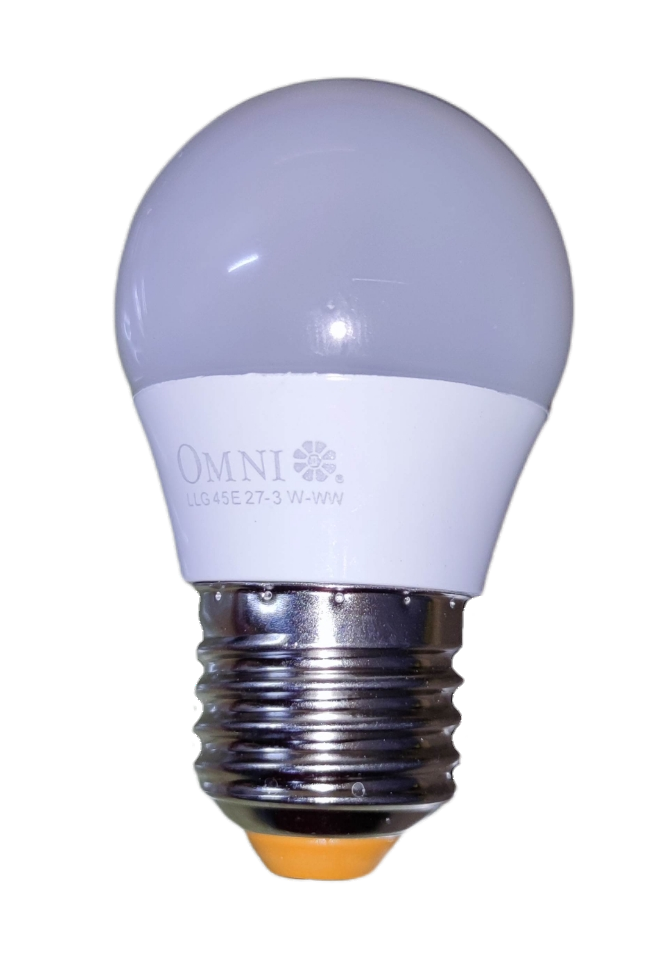 Omni E27 base 3W LED light bulb Warm White with energy-efficient design for versatile lighting