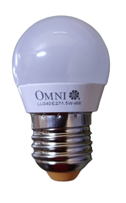 Omni energy saving LED bulb 220V with a round shape for efficient lighting in homes