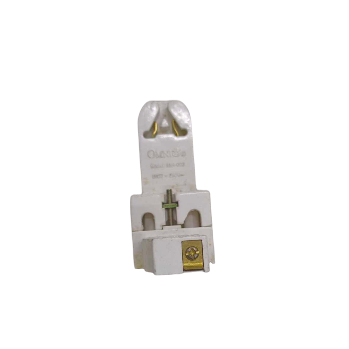 Omni Fluorescent Holder with Starter Holder white lighting accessory for fluorescent tubes