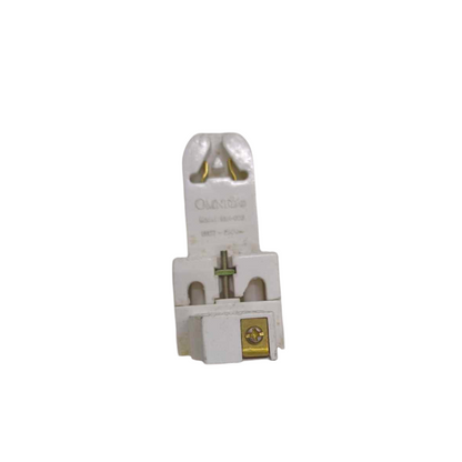 Omni Fluorescent Holder with Starter Holder white lighting accessory for fluorescent tubes