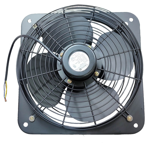 Omni Industrial Exhaust Fan 12 Inches with Durable Metal Frame for Effective Air Ventilation