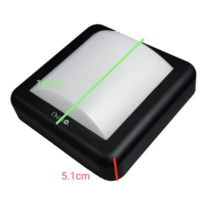 Omni IP65 outdoor LED wall lamp 2700K with a sleek black design ideal for exterior lighting
