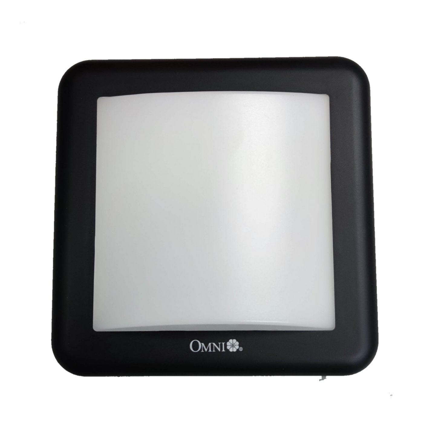 Omni IP65 outdoor LED wall lamp 2700K with a sleek black design for versatile outdoor lighting