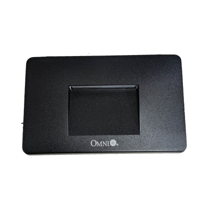 Omni LED wall light IP65 LWL-3WS1-WW in sleek black finish, perfect for outdoor or indoor lighting