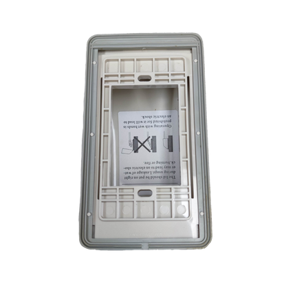 Omni outdoor electrical box cover 1-3 gang with protective seal and installation guide included