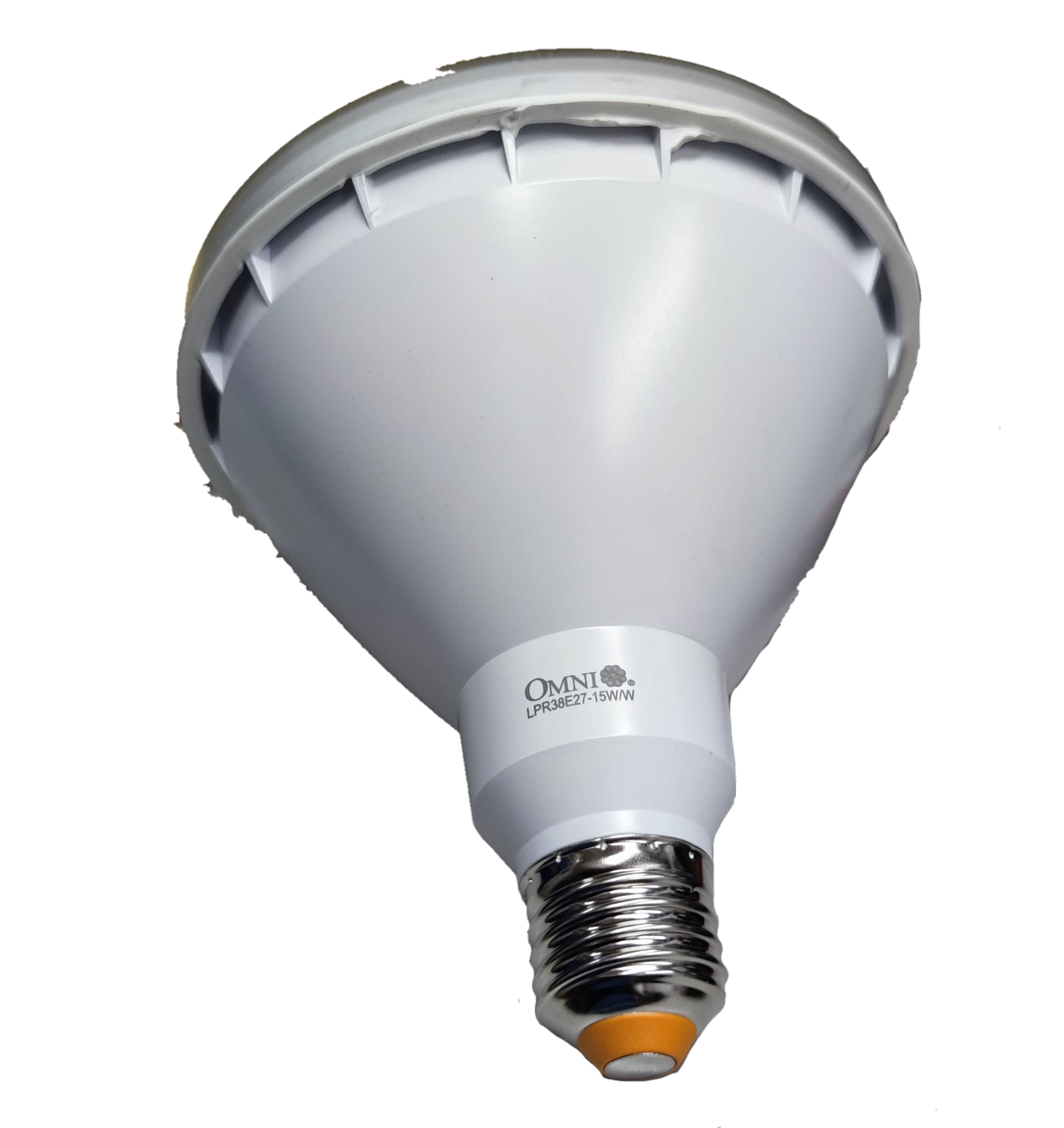 Omni PAR 38 LED 15W warm white bulb designed for enhanced lighting in indoor and outdoor spaces