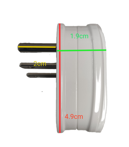 Omni tandem plug 20A Aircon Plug with three prongs for secure electrical connections