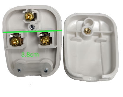 Omni tandem plug 20A Aircon Plug showing the internal wiring and connectors for reliable performance