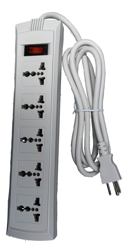 Omni WEU-105-PK power strip with multiple outlets and a 6-foot power cord for versatile connectivity